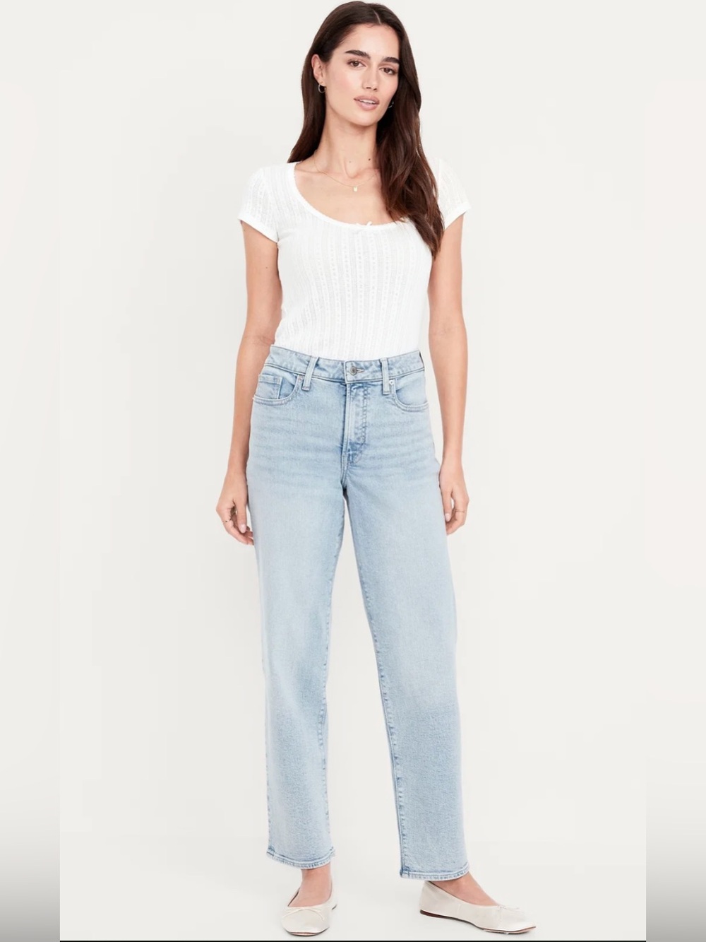 Old Navy High Rise OG Straight Loose Jeans Women's US Size 8